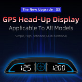 G3 Car Hud HeadUp Display Alarma de viteză Gps Vitezometru digital universal
