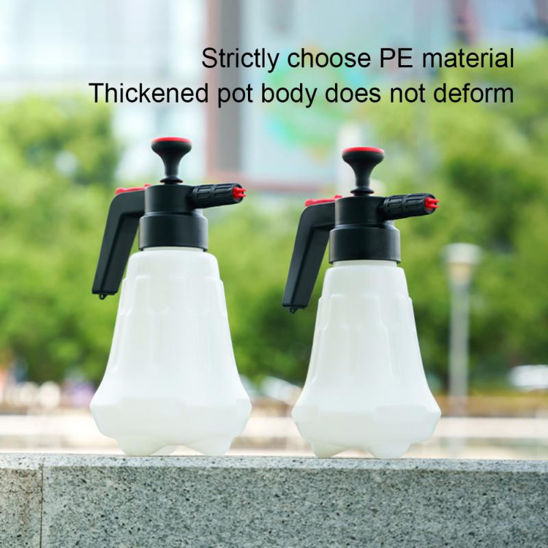 Pulverizator de spălat cu spumă auto cu 3 duze Pulverizator de apă Presurizare manuală Lance de spumă Fund de spumă pentru geamuri Udare curată flori