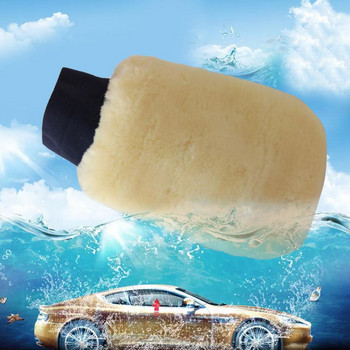 1PC Микрофибър Плюшен автомобил Стайлинг Детайли Мека ръкавица за пране Ръкавица за пране Инструменти за почистване Грижа за колата Кърпа за ръкавица