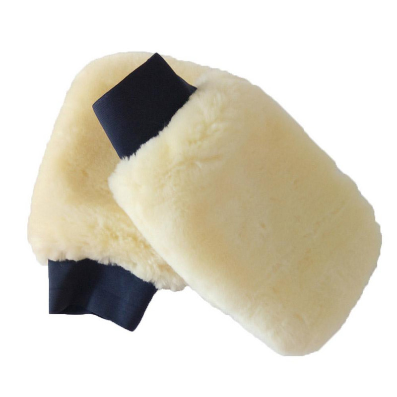 1 buc microfibră de pluș pentru stilul mașinii Detalii moale mănuși de spălat mănuși de spălat instrumente de curățare pânză de îngrijire a mașinii