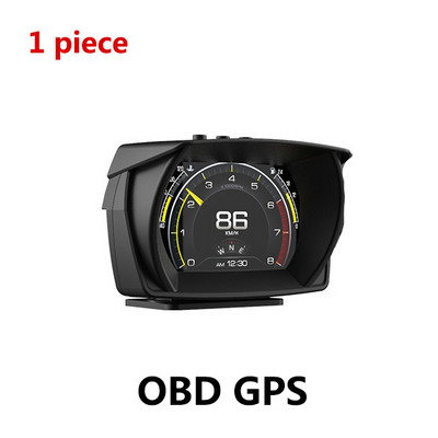 A700 Auto Gauge GPS+OBD+MEMS HUD Head Up Display Vitezometru pentru computer pentru mașină Contor de înclinare cu afișaj LCD Accesorii auto