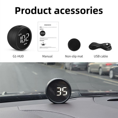 Afișaj GPS multifuncțional Head Up Display HUD Digital Gauges Smart Universal Auto Head Up Display