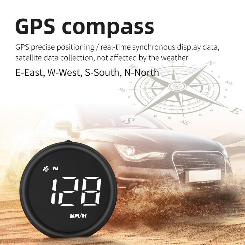 Afișaj GPS multifuncțional Head Up Display HUD Digital Gauges Smart Universal Auto Head Up Display