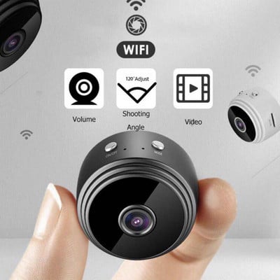 Detectie mișcare Wifi Mini cameră Monitor pentru bebeluși Camere de supraveghere Viziune nocturnă cu infraroșu Hd1080p A9 Mini cameră Ip Camera