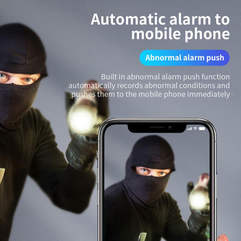 Cameră Wifi fără fir cu vedere nocturnă 1100 mAh Cameră de supraveghere pentru monitorizare de la distanță 1080p Cameră inteligentă Cameră de rețea 1100 mAh