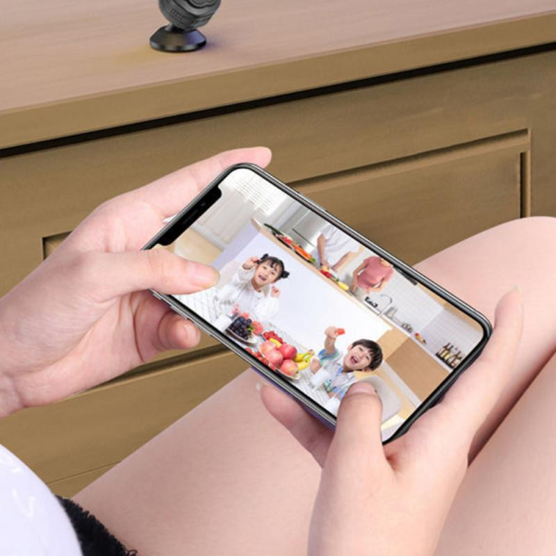 Cameră Wifi fără fir cu vedere nocturnă 1100 mAh Cameră de supraveghere pentru monitorizare de la distanță 1080p Cameră inteligentă Cameră de rețea 1100 mAh