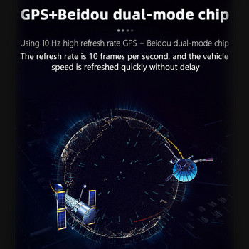 Οθόνη GPS HUD Head-Up Αυτοκινήτου Ταχύμετρο Οθόνης Χιλιομετρητής Οθόνης Ταχύμετρου Αυτοκινήτου Συστήματα προειδοποίησης ασφαλείας