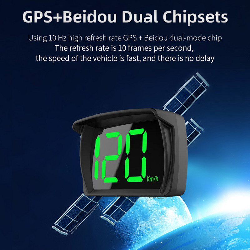 Universal Car GPS HUD 5V USB Head-Up Display Vitezometru digital Plug and Play Font mare KMH/MPH Accesorii auto pentru toate mașinile
