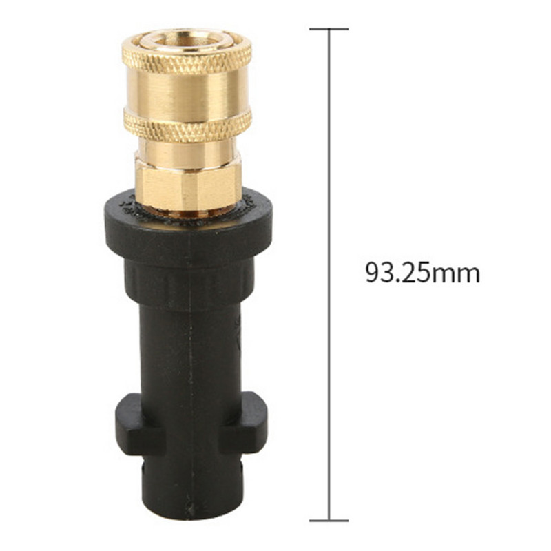 Adaptor pistol pentru spălat cu presiune Adaptor conector rapid de 1/4 inch 5 duze pentru accesorii pentru mașină de spălat auto Karcher K2 K3 K4 K5 K6 K7