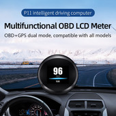 WYOBD P11 OBD HUD Computer de bord Head Up Display Tahometru masina Turbo Presiunea uleiului Temperatura apei Vitezometru GPS Accesorii auto
