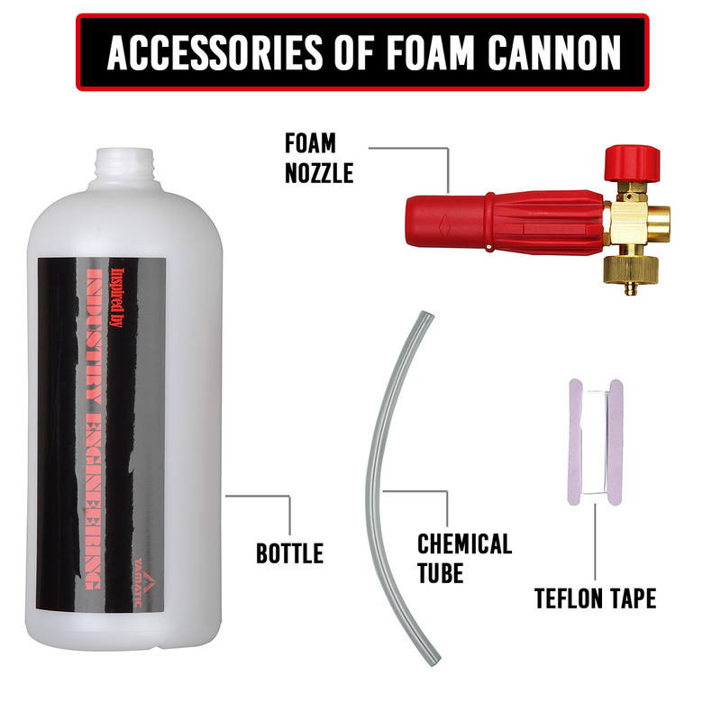 Visokotlačna pjena za snijeg Pištolj za pranje pjene Specijalizirana mlaznica Top pjena za Karcher Huter čekić Makita Bosch AR Nilfisk Daewoo