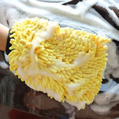 Αδιάβροχα γάντια πλυσίματος αυτοκινήτου Microfiber Chenille Thick Car Cleaning Mitt Wax Detailing Brush Auto Care Γάντι διπλής όψης