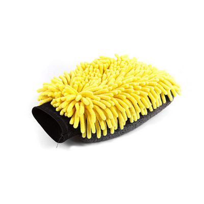 Αδιάβροχα γάντια πλυσίματος αυτοκινήτου Microfiber Chenille Thick Car Cleaning Mitt Wax Detailing Brush Auto Care Γάντι διπλής όψης