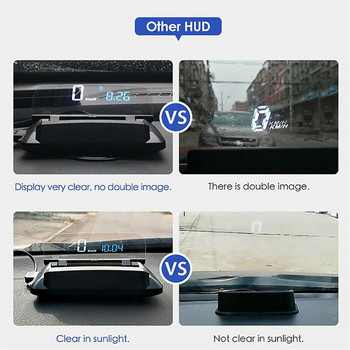 Auto OBD2 GPS Head-Up Display Auto Electronics LED HD Projector H400G Display Ψηφιακό ταχύμετρο αυτοκινήτου Αξεσουάρ για όλα τα αυτοκίνητα