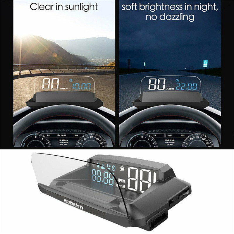Auto OBD2 GPS Head-Up Display Auto Electronics LED HD Projector H400G Display Digital Car Speedometer Accesorii pentru toate mașinile