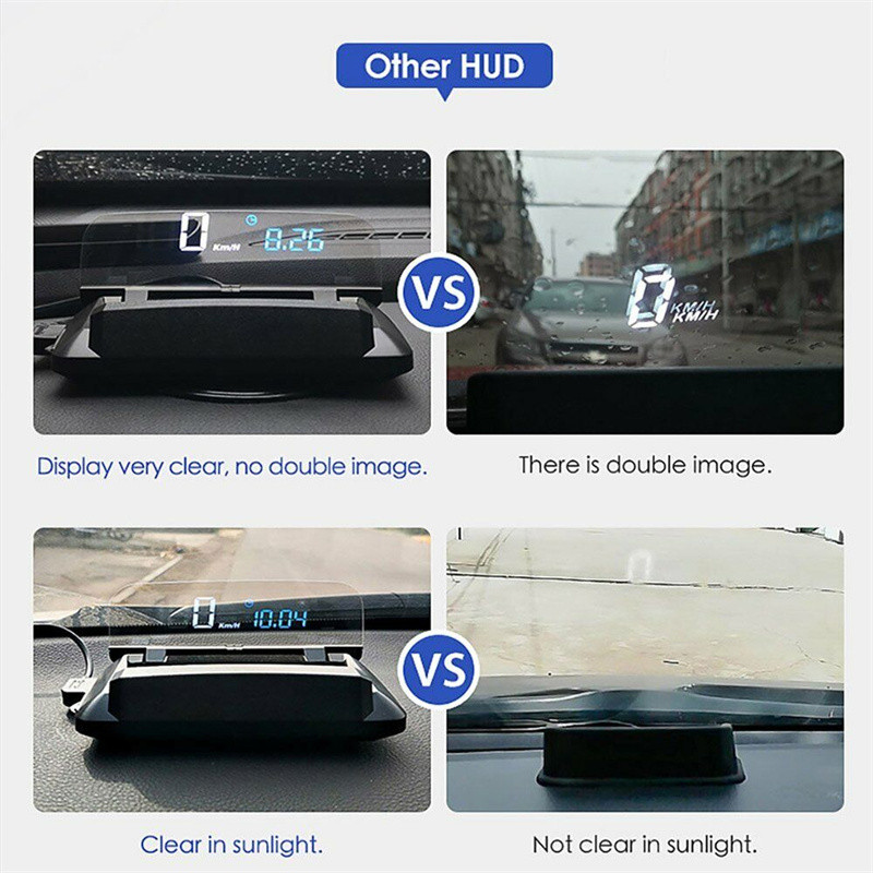 Auto OBD2 GPS Head-Up Display Auto Electronics LED HD Projector H400G Display Digital Car Speedometer Accesorii pentru toate mașinile