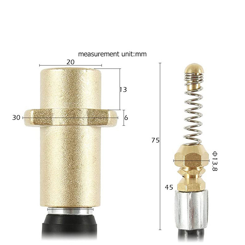 6/10/15/20m visokotlačni perač za Karcher Čišćenje kanalizacije Komplet mlaznih crijeva za jaružanje, crijevo za pranje, blokada mlaznice, začepljenje cjevovoda