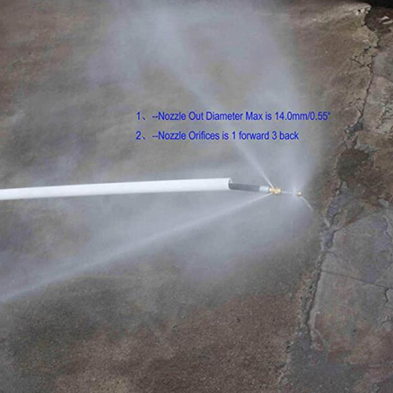 6/10/15/20m visokotlačni perač za Karcher Čišćenje kanalizacije Komplet mlaznih crijeva za jaružanje, crijevo za pranje, blokada mlaznice, začepljenje cjevovoda