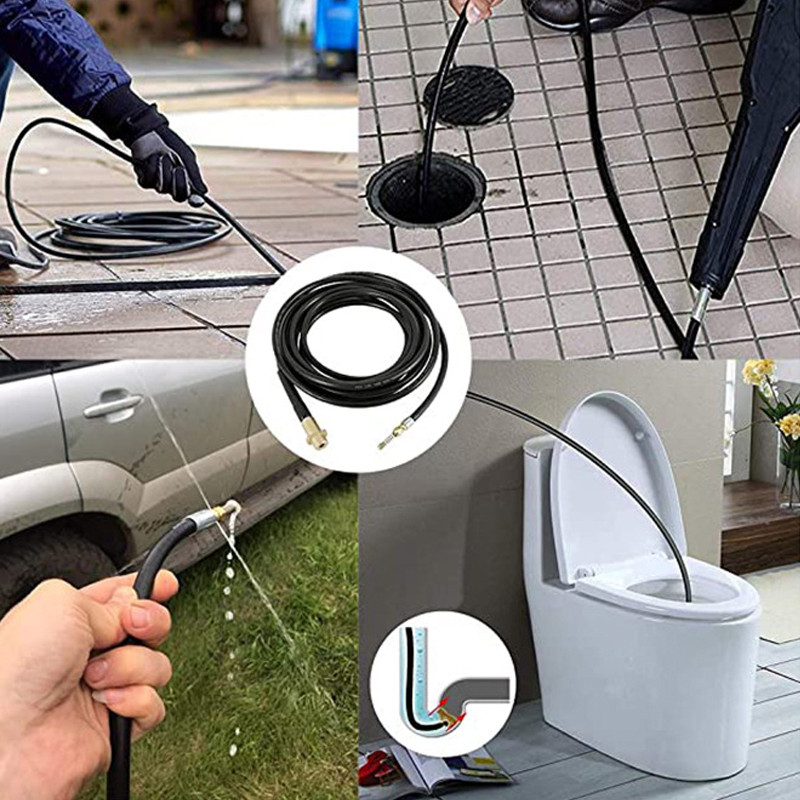6/10/15/20m visokotlačni perač za Karcher Čišćenje kanalizacije Komplet mlaznih crijeva za jaružanje, crijevo za pranje, blokada mlaznice, začepljenje cjevovoda