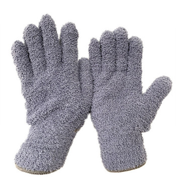 1 ζευγάρι γάντια πλυσίματος αυτοκινήτου Microfiber Coral Fleece Γάντια αφαίρεσης σκόνης Καθαρισμός Οικιακής φροντίδας απορροφητικά γάντια Γάντια για στεγνά μαλλιά