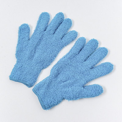 1 par rukavica za pranje automobila Rukavice od koraljnog flisa od mikrovlakana za uklanjanje prašine Rukavice za čišćenje Upijajuće rukavice za domaćinstvo Rukavice za suhu kosu
