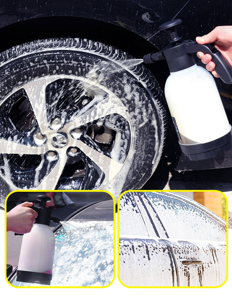 2l Hand Pump Foam Sprayer Hand Pneumatic Foam Cannon Snow Foam Car