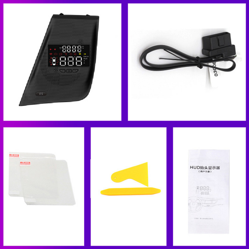 Afișaj HUD pentru mașină pentru Lexus ES, accesorii electronice noi, avertizare de supraviteză, proiector OBD, parbriz, ecran de conducere în siguranță