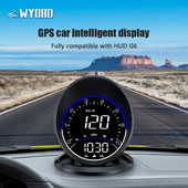 WYOBD G6 GPS HUD Brzinomjer Automatski smjer vožnje Vrijeme Head Up Display Dodaci za automobile Kompatibilan sa svim automobilima