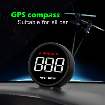 WiiYii G1 Car HUD OBD2 GPS Ενσωματωμένος υπολογιστής Ψηφιακή οθόνη Head Up Αυτόματο ταχύμετρο Ταχύτητας Προβολέας παρμπρίζ για όλα τα αυτοκίνητα