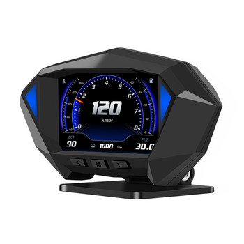 SDAO Νεότερο Head Up Display Auto Display OBD2+GPS Smart Car HUD Gauge Ψηφιακός χιλιομετρητής ασφαλείας Συναγερμός Θερμοκρασία νερού και λαδιού. RPM