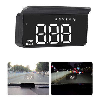 M1 GPS HUD Автомобилен Head Up Display Скоростен проектор KMH Бордов компютър Проектор за предно стъкло Автоматични електронни аксесоари