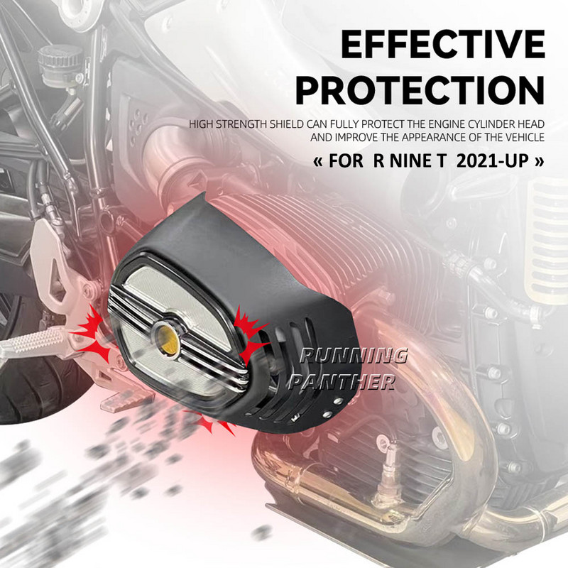 Motorkerékpár motorvédő hengerfejvédő védőburkolat BMW R nine TR nineT Rnine T Rninet R9T R 9T 2021 2022 2023 típushoz