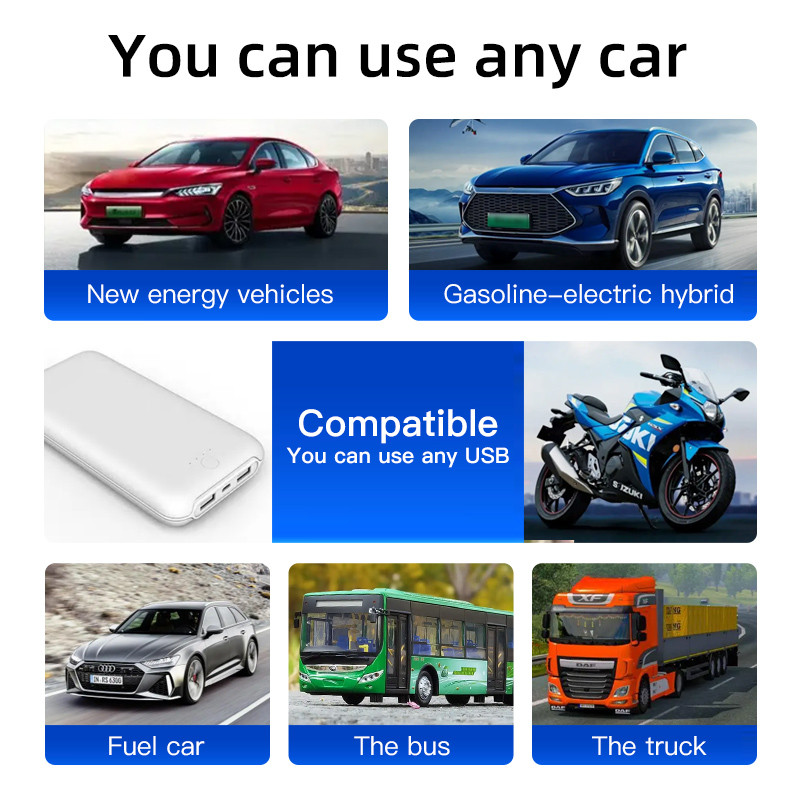 Satelit Timp Viteză Busolă Auto HUD GPS Mini Car Head Up Display Indicator Oboseală Alertă de condus Alarma de supraviteză Ceas auto