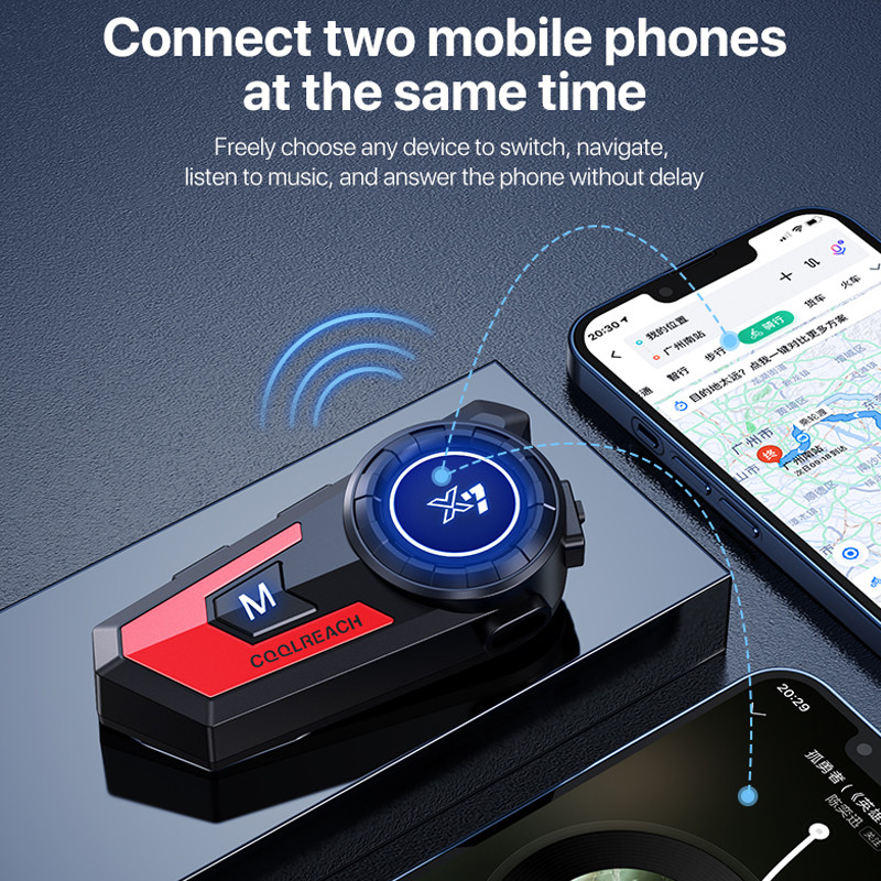 Motociklistička kaciga Bluetooth slušalica Moto Vodootporna Bežična Handsfree Glazba Zvučnik Automatski odgovor Stereo Za vozače utrka Skijanje