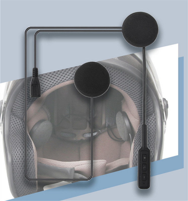 BT8 Motociklistička slušalica Set kopči za slušalice Pribor Kaciga Univerzalni interkom Bluetooth 5.0 Kaciga Bluetooth slušalica