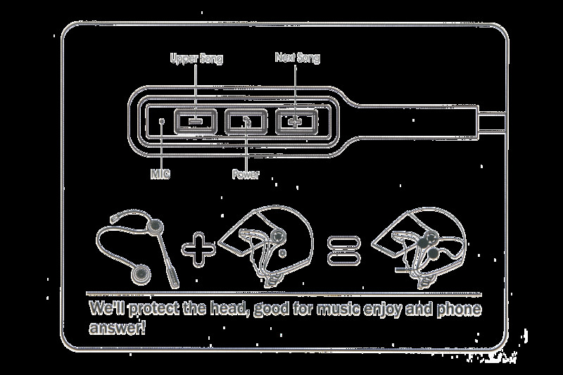 BT8 Motociklistička slušalica Set kopči za slušalice Pribor Kaciga Univerzalni interkom Bluetooth 5.0 Kaciga Bluetooth slušalica