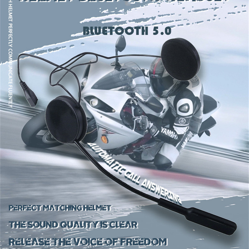 BT8 Motociklistička slušalica Set kopči za slušalice Pribor Kaciga Univerzalni interkom Bluetooth 5.0 Kaciga Bluetooth slušalica