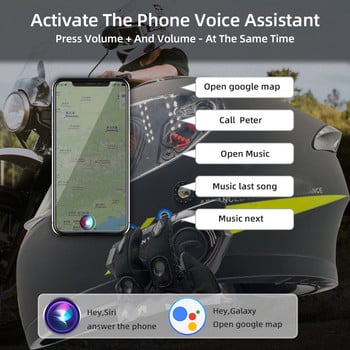 WAYXIN T2 Мотоциклетен домофон 2Rider Helmet Headset Мотоциклетен домофон Moto Bluetooth слушалка Домофон за предни и задни седалки