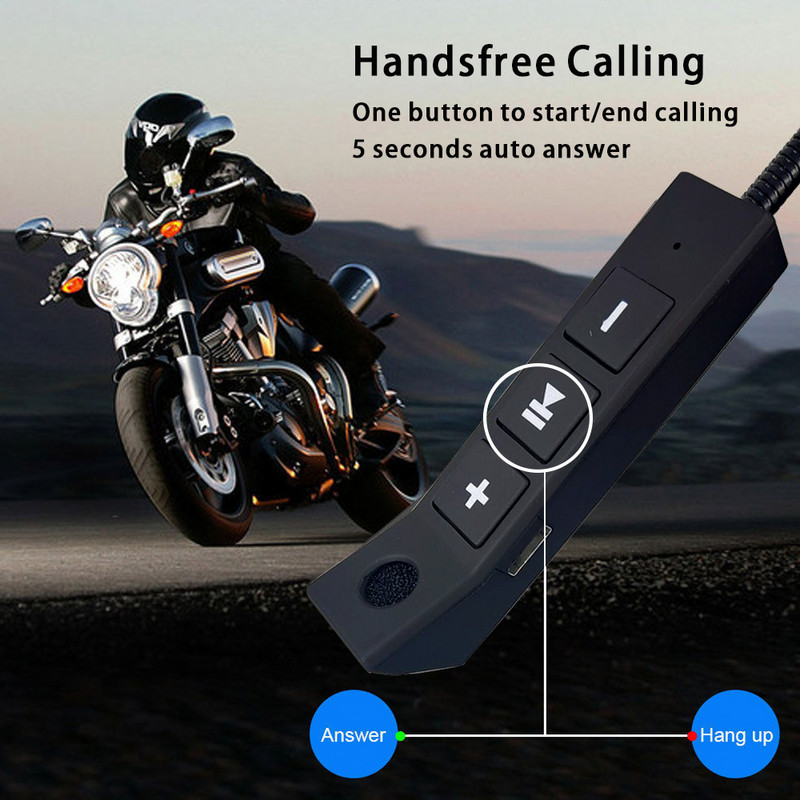 Cască cu cască Bluetooth pentru motociclete BT5.0 Apel fără fir Mâini libere Asistent vocal anti-interferențe Căști moto impermeabile
