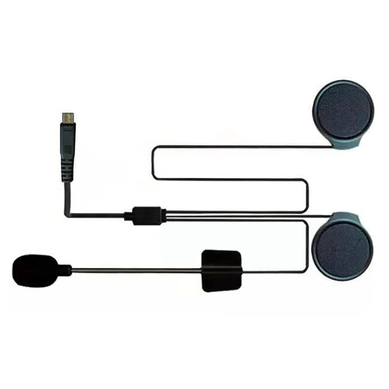 Bluetooth 5.0 fejhallgató motoros sisak fejhallgató vezeték nélküli fülhallgató mikrofonos kihangosítóval BT-22-hez (csak egy mikrofon)