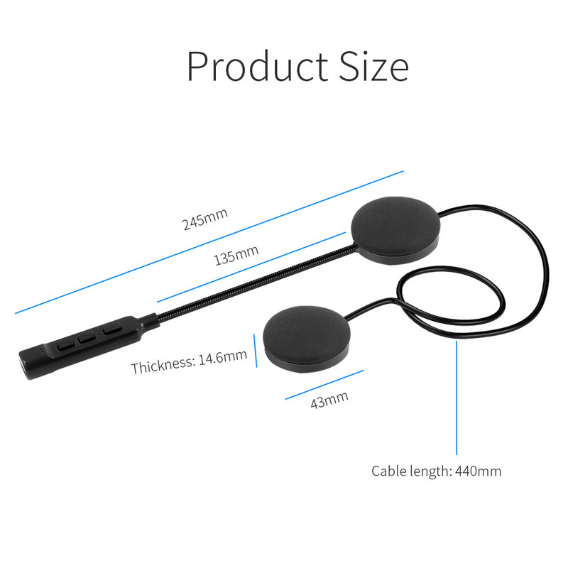 Căști cu cască Bluetooth MT02 originale BT5.1 200mAh Baterie Muzică MP3 Căști cu reducere inteligentă a zgomotului Răspunde la apeluri Incom