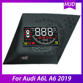 HUD Auto Car Head Up Display Parbriz Ecran Proiector Alarmă de securitate Avertizare de supraviteză RPM Tensiune pentru Audi A6L A6 2019