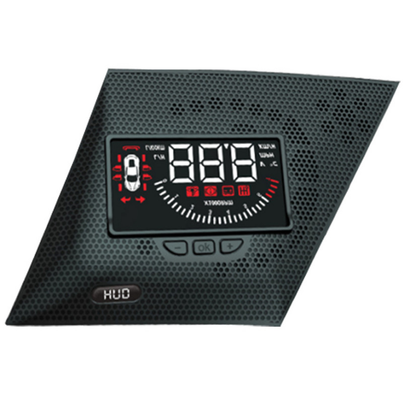 HUD Auto Car Head Up Display Parbriz Ecran Proiector Alarmă de securitate Avertizare de supraviteză RPM Tensiune pentru Audi A6L A6 2019