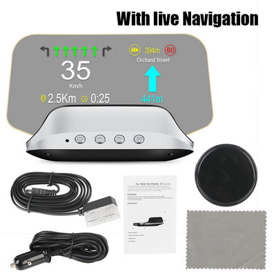 C3 HUD Auto Proiector Hud Navigație GPS obd2 Vitezometru Head Up Display Accesorii auto
