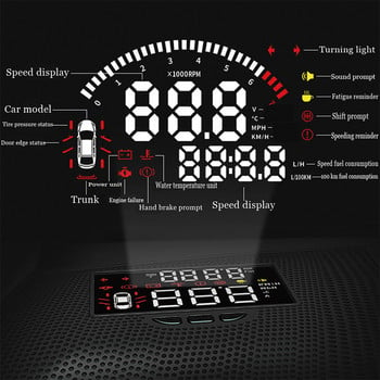 Car HUD Head Up Display για Honda Δέκα γενιές Accord OBD Ψηφιακό Ταχύμετρο Προβολέα Οθόνης Αυτοκινήτου OBD2 στο παρμπρίζ