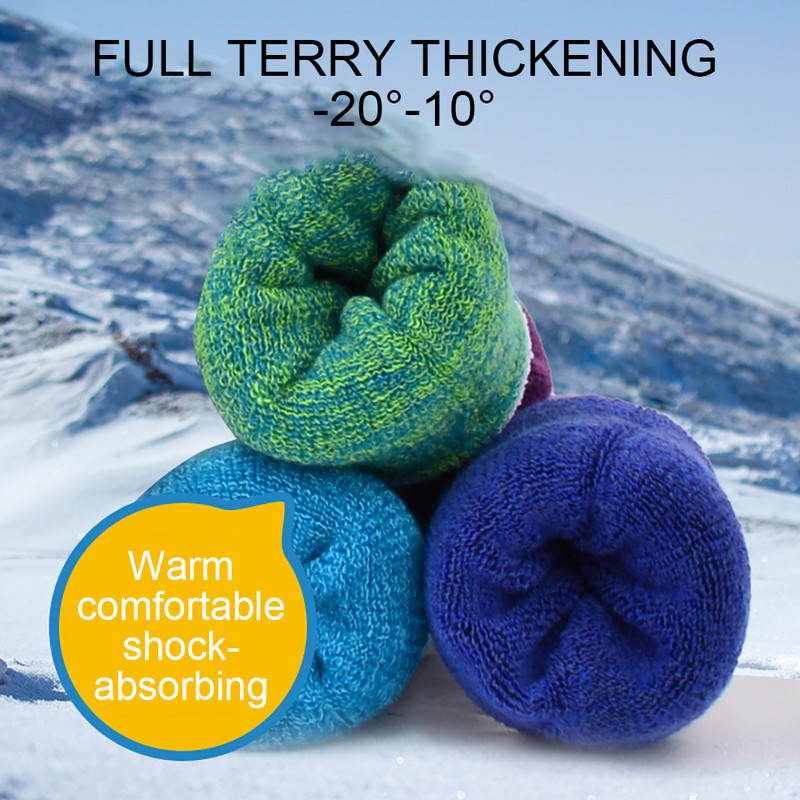 Loogdeel iarnă pentru copii prosop cu fundul îngroșat șosete calde pentru schi, moale, care absorb transpirația pentru copii, drumeții în aer liber, schi șosete pentru zăpadă