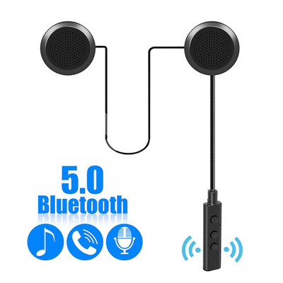 Ακουστικά για κράνος μοτοσικλέτας Bluetooth BT5.0 Ασύρματο ακουστικό ιππασίας κατά των παρεμβολών Ακουστικό σκι Handsfree μοτοποδήλατο