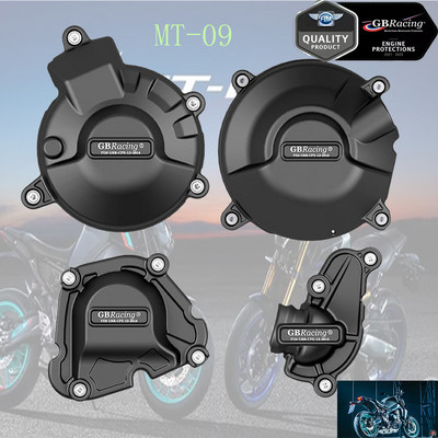 MT-09 Защитен капак на двигателя за Yamaha MT09 Tracer 9 GT, 2021 + MT-09 Go, 2022 Плъзгащ се комплект