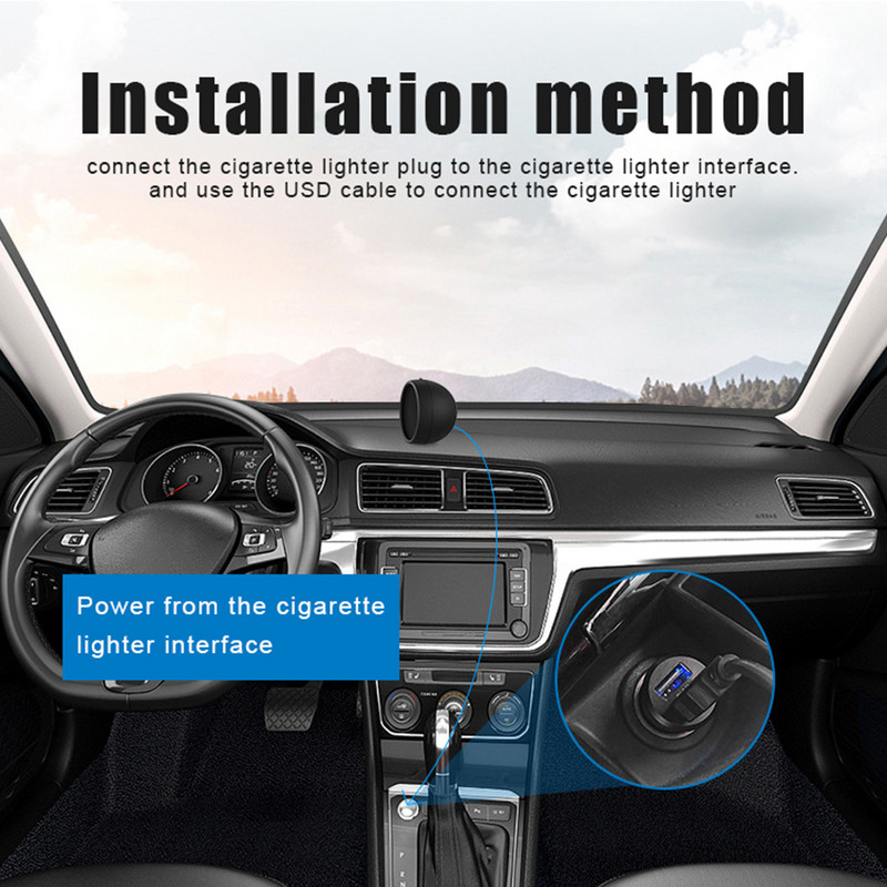 Indicatoare digitale HUD Ghid off-road în aer liber Alarma de supraviteză Vitezometru KM/h Gadget inteligente GPS Afișaj pentru mașină Head Up