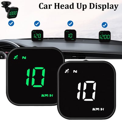 G4S Universal GPS HUD Head Up Display LED Vitezometru automat Memento digital inteligent de alarmă de supraviteză pentru toate mașinile Accesorii auto